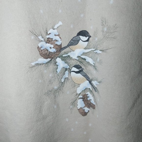 Chickadee Women's Sweat Shirt Gently Warn - Picture 2 of 3